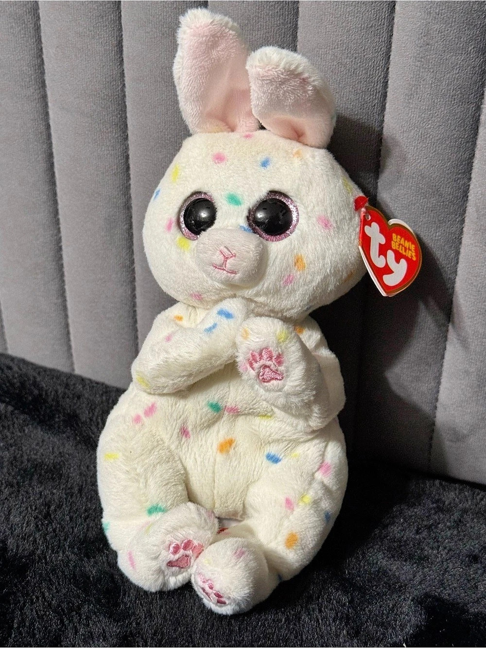 Ty Meringue the Bunny Beanie Bellies Plush NWT